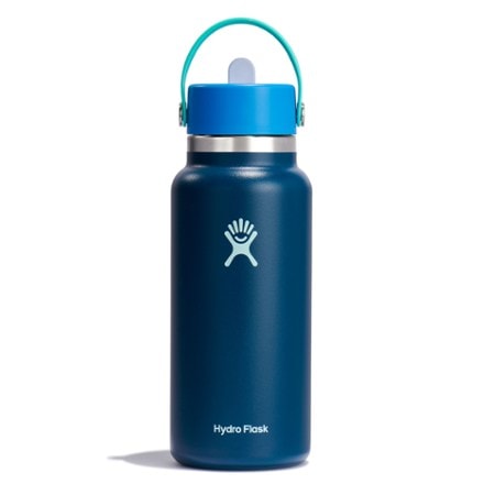 Hydro Flask Wide-Mouth Vacuum Water Bottle with Flex Straw Cap - 32 fl. oz. - Limited Edition 0