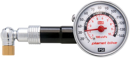 presta valve tyre pressure gauge