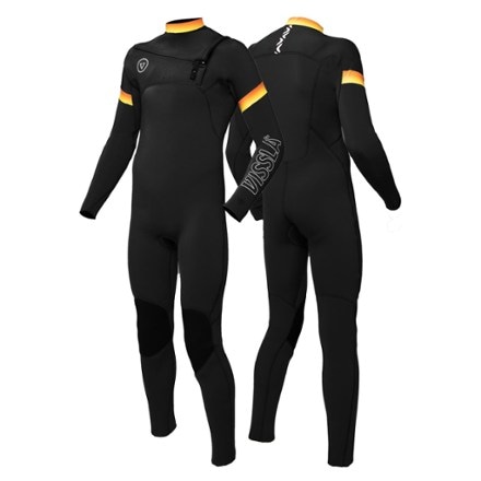 VISSLA 7 Seas 3-2 Full Chest-Zip Wetsuit - Boys' 0
