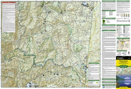 National Geographic Mount Hood Topographic Map 1