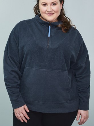 plus size fleece sweatshirt