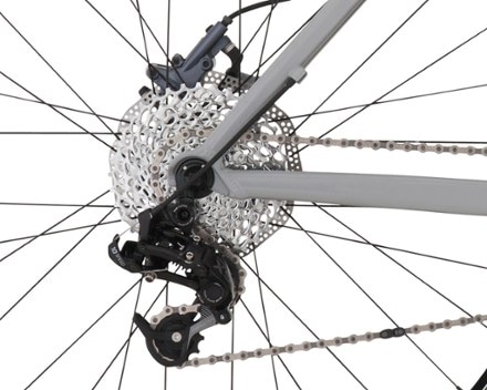 Derailleur detail (Gray/White)