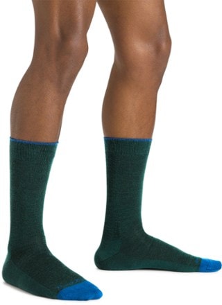 Darn Tough Solid Crew Lightweight Lifestyle Socks - Men's 1