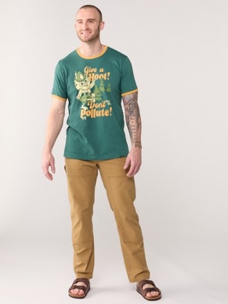 The Landmark Project Woodsy Owl Retro Ringer T-Shirt 4