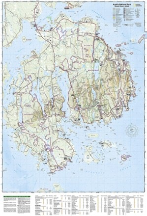 National Geographic Acadia National Park Trail Map 2