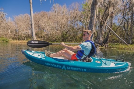 Advanced Elements AirVolution Sport Recreational Sit-On-Top Inflatable Kayak with Pump - 10' 5