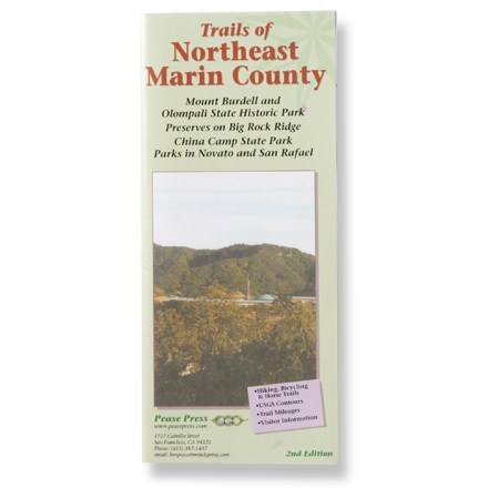  Trails of Northeast Marin County Map - 2nd Edition 0