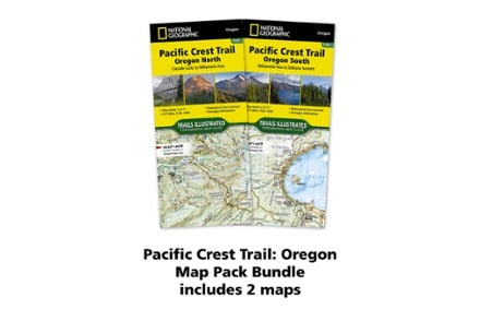 National Geographic Pacific Crest Trail: Oregon Map Pack Bundle 1