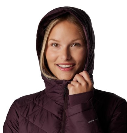 Columbia Heavenly Long Hooded Insulated Jacket - Women's 8