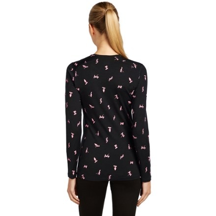 Icebreaker Merino 200 Oasis Long-Sleeve Crewe Snow Day Base Layer Top - Women's 2