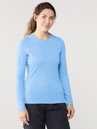 Icebreaker Merino 200 Oasis Long-Sleeve Crewe Thermal Top - Women's 1