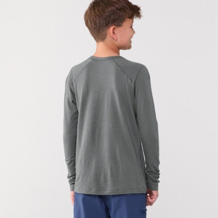 Merino Midweight Base Layer Crew Top - Kids'