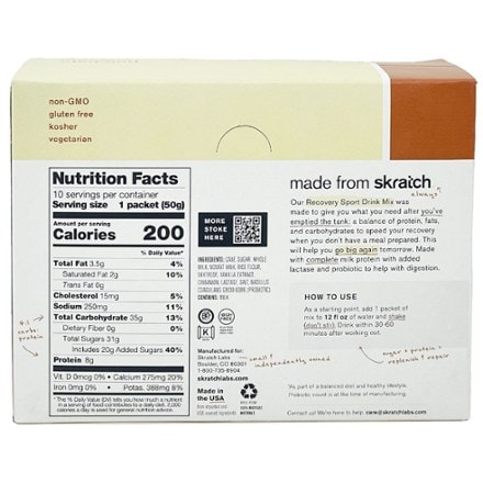Skratch Labs Sport Recovery Drink Mix Single Serving 2