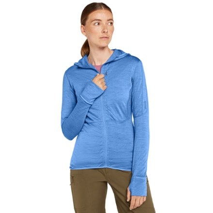 Icebreaker Merino Blend 200 RealFleece Descender Long-Sleeve Zip Hoodie - Women's 0