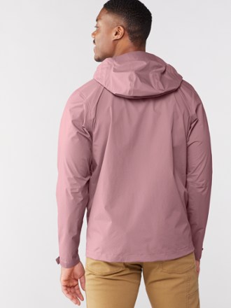 mens pink rain jacket