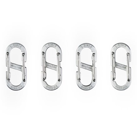 Nite Ize S-Biner NanoLock - Package of 4 1