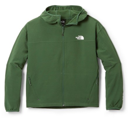 North face best sale green hoodie mens