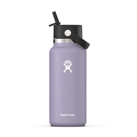 Hydro Flask Wide-Mouth Vacuum Water Bottle with Flex Straw Cap - 32 fl. oz. 0