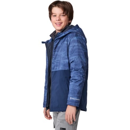 Free Country Systems 3-in-1 Jacket with Brick Fleece - Boys' 1