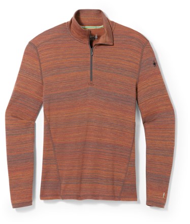 Smartwool Classic Thermal Merino Patterned Quarter-Zip Base Layer Top -  Men's