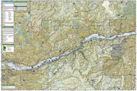 National Geographic Columbia River Gorge Topographic Map 2