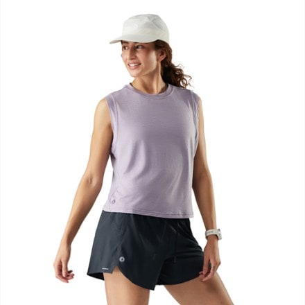 Smartwool Active Ultralite Crop Tank Top - Women's 1