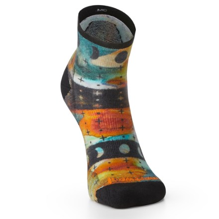 Smartwool Bike Zero Cushion Celestial Print Ankle Socks - Women's 1