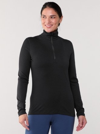 Icebreaker 200 Oasis Long-Sleeve Half-Zip Base Layer Top - Women's 1