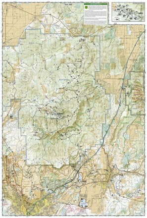 National Geographic St. George Pine Valley Mountains Topographic Map 1