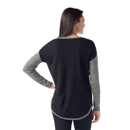 Smartwool Shadow Pine Colorblock Crew Sweater - Women's 1