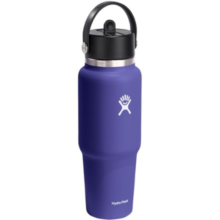 Hydro Flask Wide-Mouth Travel Vacuum Water Bottle with Flex Straw Cap - 32 fl. oz. 0