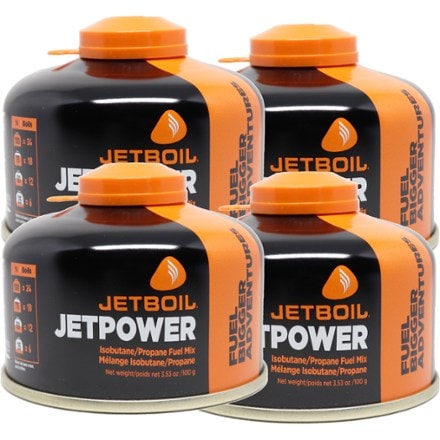 Jetboil JetPower Fuel 100 g - Package of 4 0