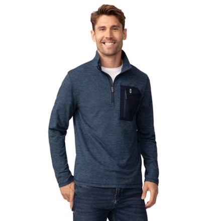 Free Country Sueded Quarter-Zip Pullover - Men's 0