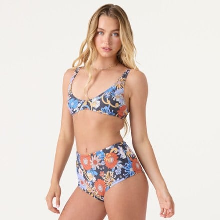 Roxy Soulflower Boyleg Bikini Swimsuit Bottoms - Women's Top not included