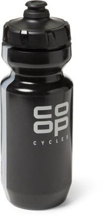 Co-op Cycles Purist Water Bottle - 22 fl. oz. Back view (Logo Black)