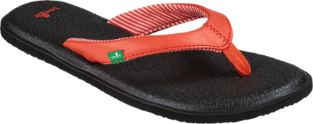 sanuk yoga chakra flip flop