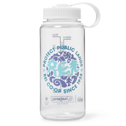 REI Co-op Nalgene Sustain Public Lands Wide-Mouth Water Bottle - 16 fl. oz. 0