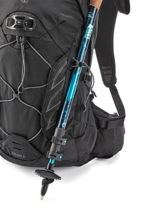 Osprey Talon 11 Pack - Men's Trekking pole attachments (Stealth Black)