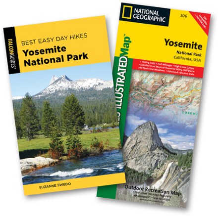 FalconGuides Best Easy Day Hikes Yosemite National Park - Guidebook and Trail Map Bundle 0