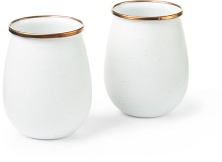 Barebones Enamel Tumblers - Package of 2 0