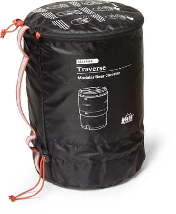 REI Co-op Traverse Modular Bear Canister Included carry bag