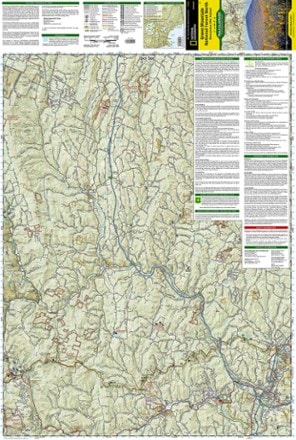 National Geographic Green Mountain National Forest North Topographic Map 1