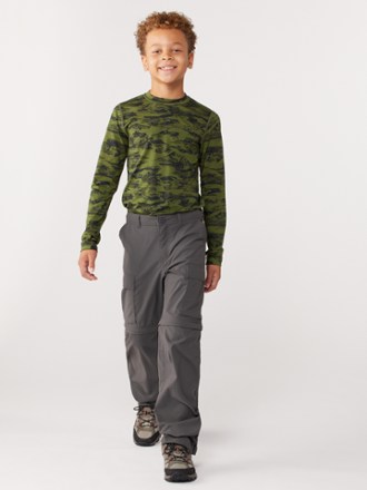 Boy's Cargo Pants, Kids' Casual Outdoor Quick Dry Waterproof Hiking  Climbing Convertible Zip Off Pants 