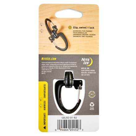 Nite Ize S-Biner 360 SlideLock Dual Carabiner #3 5