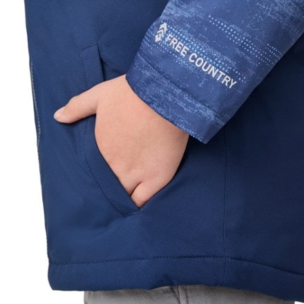 Free Country Systems 3-in-1 Jacket with Brick Fleece - Boys' 5