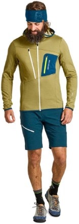 Ortovox Fleece Grid Hoodie - Men's 3