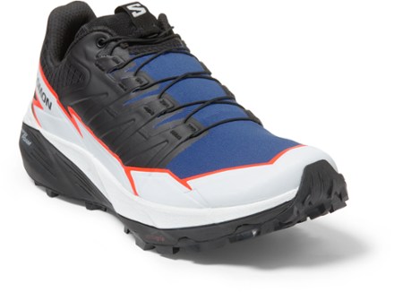 Thundercross Trail-Running Shoes - Men's [3/4 view (Surf The Web/Black/Fiery Coral)]