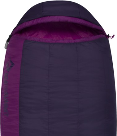 Sea to Summit Quest QuII 30 Sleeping Bag - Women's Top view (Blackberry/Grape)