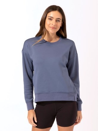 Threads 4 Thought Tricot Pocket Pullover Crew Sweatshirt - Women's 0