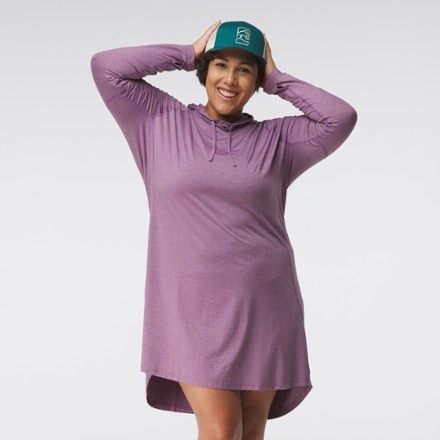 NRS Silkweight Hoodie Dress - Women's 1